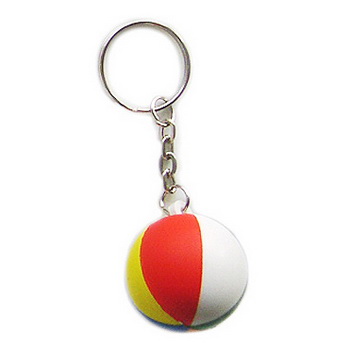 PU stress ball keychain