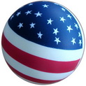 USA flag stress ball