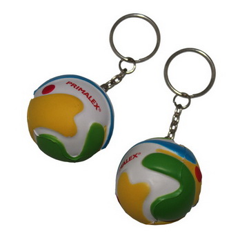 Color ball keychain