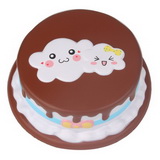 彩虹云朵蛋糕 
