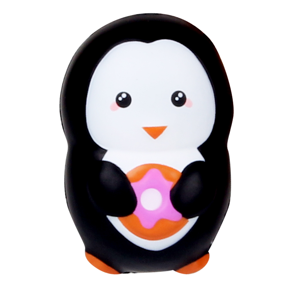 Doughnut penguin pen cap