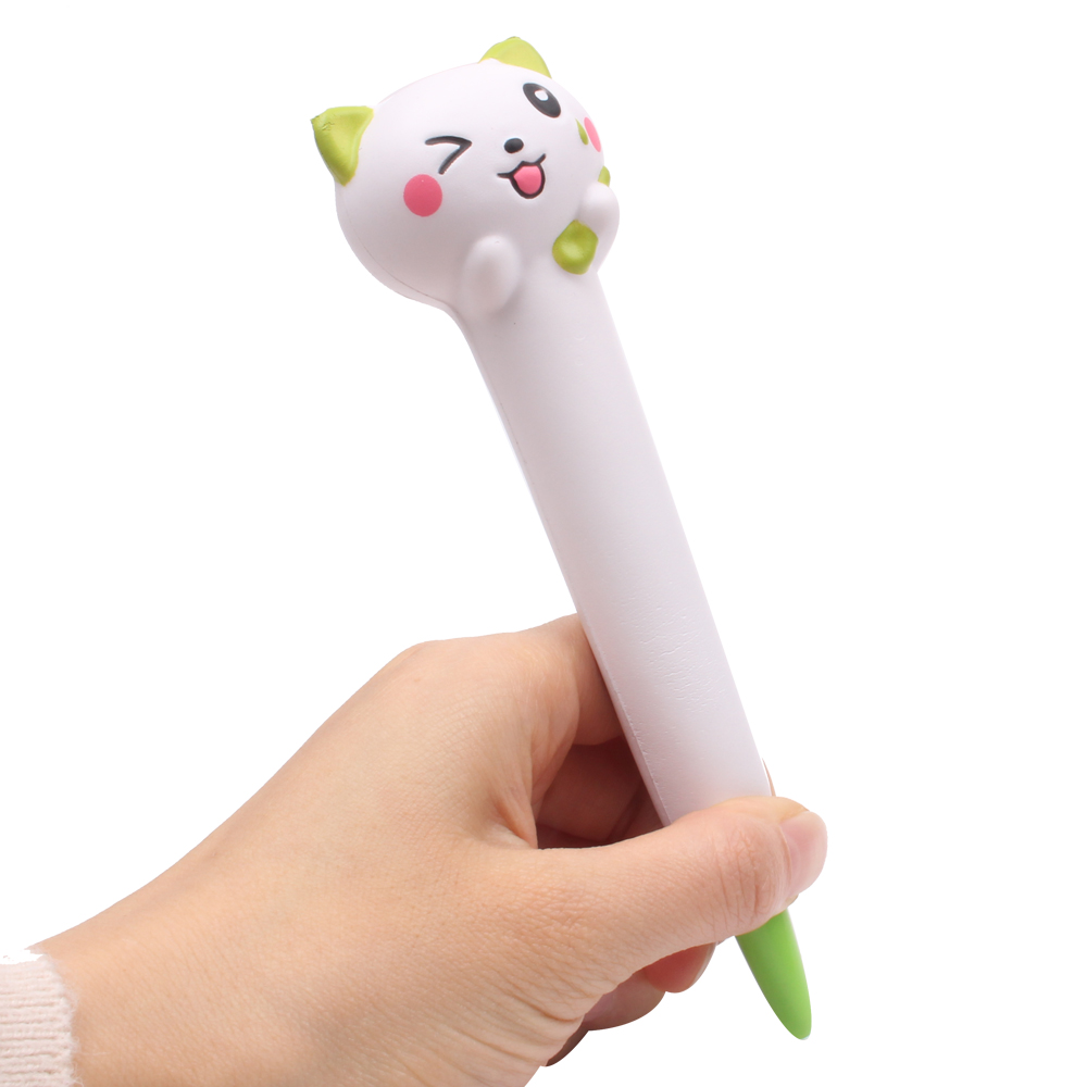 Spoon cat squishy pen