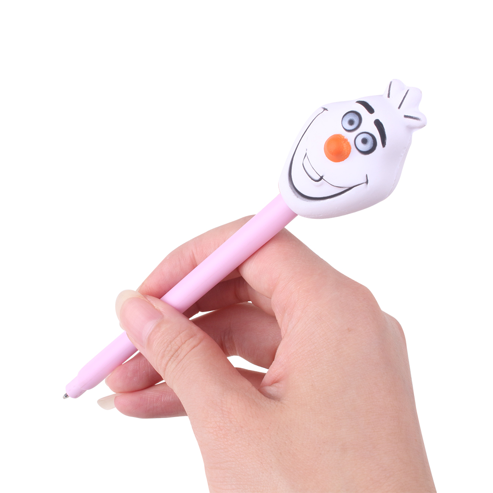 Snowman squishy pen