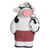 Cool Beach Cow Keyring Stress Reliever