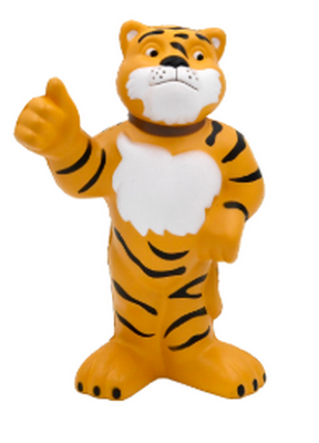 Thumbs Up Tiger Mascot