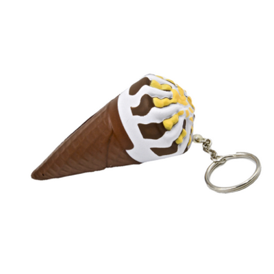 Ice Cream Cone Keychain