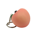Peach Keychain